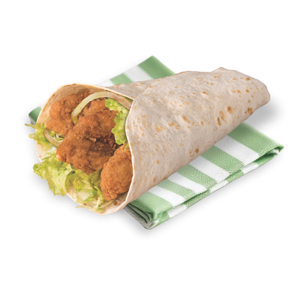 Crumbed Chicken Tender Wrap